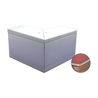 THORSMAN - Esquinero exterior de aluminio,  para canaleta INKA100 (8110-80001)