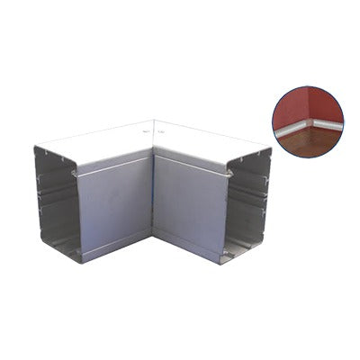 THORSMAN - Esquinero interior de aluminio, para canaleta INKA100 (8120-80001)