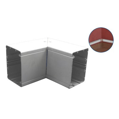 THORSMAN - Esquinero interior de Aluminio,  para canaleta INKA151 (8420-81001)