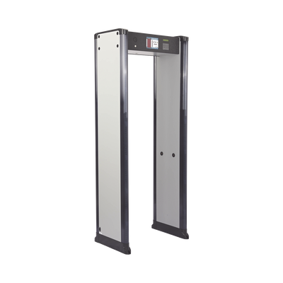 RANGER SECURITY DETECTORS - Arco Detector de Metales de 6 Zonas con Anclaje para Fijarse al Piso. Incluye Sensor IR para evitar falsas Alarmas / Certificado por la Administración Federal de Aviación de EE. UU. (FAA)