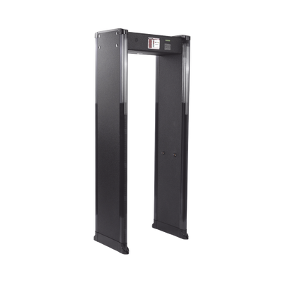 RANGER SECURITY DETECTORS - Arco Detector de Metales de 6 Zonas para Intemperie con Anclaje para Fijarse al Piso. Incluye Sensor IR para evitar falsas Alarmas / Certificado por la Administración Federal de Aviación de EE. UU. (FAA)
