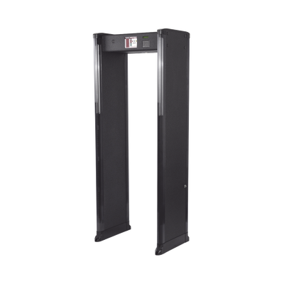 RANGER SECURITY DETECTORS - Arco Detector de Metales de 6 Zonas para Intemperie con Anclaje para Fijarse al Piso. Incluye Sensor IR para evitar falsas Alarmas / Certificado por la Administración Federal de Aviación de EE. UU. (FAA)