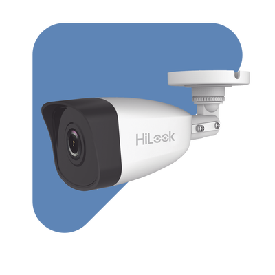 HILOOK BY HIKVISION - HiLook Series / Bala IP 4 Megapixel / Lente 2.8 mm / 30 mts IR / Exterior IP67 / PoE / WDR 120 dB / H.265+ / ONVIF