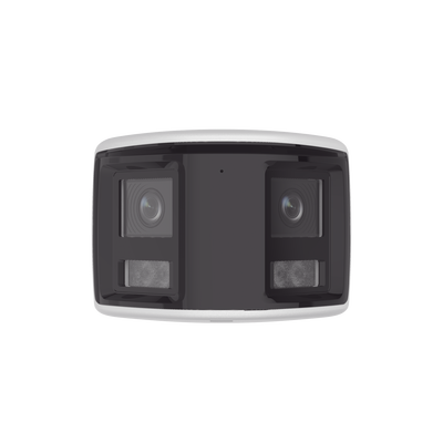 HILOOK BY HIKVISION - [Dual Light] Bala IP 8 Megapixel / Imagen Panorámica 180°/ PoE / Micrófono y Bocina Integrado / Exterior IP67 / Audio Bidireccional / Alarma Visual y Auditiva Integrada / Smart Supplement Light / Micro SD 512 GB