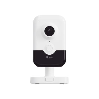 HILOOK BY HIKVISION - Cubo IP 2 Megapixel / Lente 2.8 mm (Gran Angular) / Audio Bidireccional / WiFi / Memoria Micro SD /AcuSense / Notificacion Push / Interior / H.265+