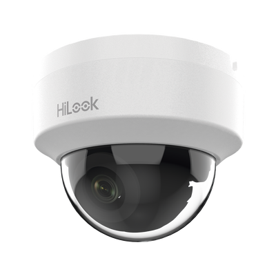 HILOOK BY HIKVISION - HiLook Series / Domo IP 2 Megapixel (1080p) / Lente 2.8 mm (Gran Angular) / 20 mts IR / Interior / PoE / dWDR / H.265+ / ONVIF