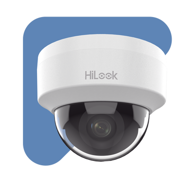 HILOOK BY HIKVISION - HiLook Series / Domo IP 2 Megapixel (1080p) / Lente 2.8 mm (Gran Angular) / 20 mts IR / Interior / PoE / dWDR / H.265+ / ONVIF