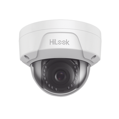 HILOOK BY HIKVISION - HiLook Series / Domo IP 2 Megapixel / 30 mts IR / Exterior IP67 / IK10 / dWDR / PoE / Lente 2.8 mm / Onvif