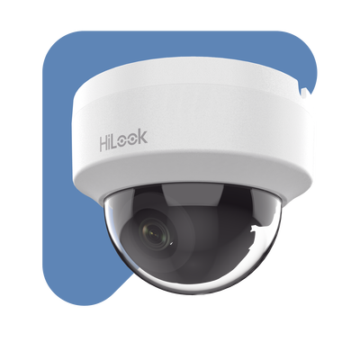HILOOK BY HIKVISION - HiLook Series / Domo IP 4 Megapixel  / Lente 2.8 mm (Gran Angular) / 20 mts IR / Interior / PoE / dWDR / H.265+ / ONVIF