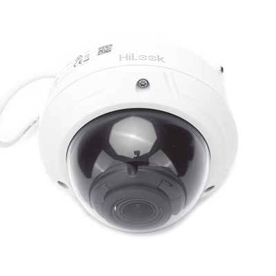 HILOOK BY HIKVISION - HiLook Series / Domo IP 4 Megapixel / 30 mts IR / Exterior IP67 / PoE / WDR 120 dB / Lente Motorizado 2.8-12 mm / IK10 / MicroSD