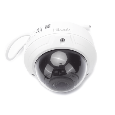 HILOOK BY HIKVISION - HiLook Series / Domo IP 4 Megapixel / 30 mts IR / Exterior IP67 / PoE / WDR 120 dB / Lente Motorizado 2.8-12 mm / IK10 / MicroSD