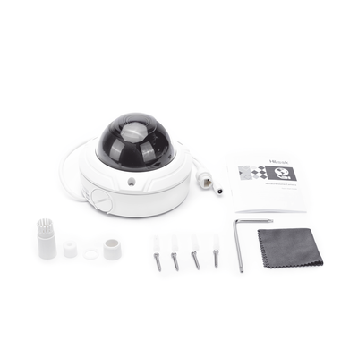 HILOOK BY HIKVISION - HiLook Series / Domo IP 4 Megapixel / 30 mts IR / Exterior IP67 / PoE / WDR 120 dB / Lente Motorizado 2.8-12 mm / IK10 / MicroSD
