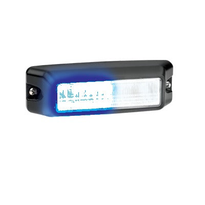 FEDERAL SIGNAL - Luz Auxiliar de 12 LED, en color Azul-Claro, con mica transparente