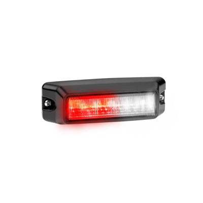 FEDERAL SIGNAL - Luz auxiliar de 6 LED Ìs en color rojo / claro con mica transparente.