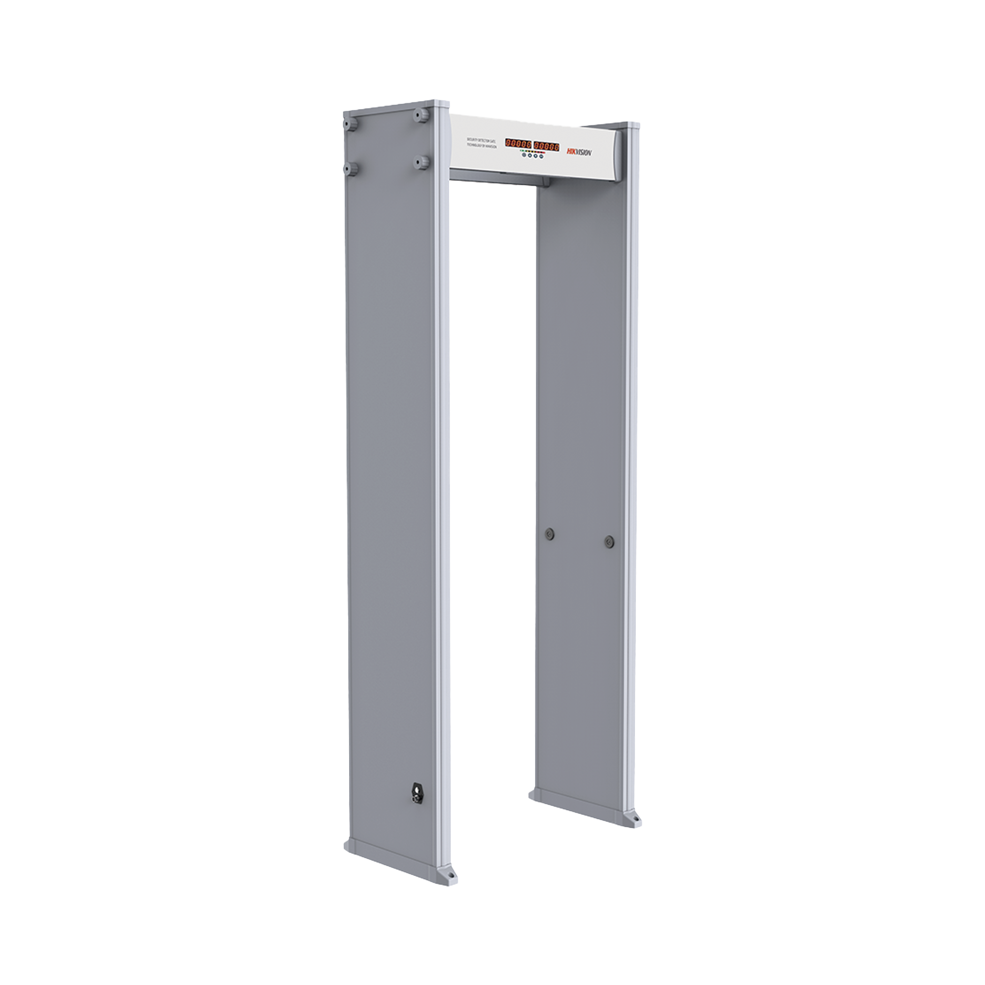 HIKVISION - Arco Detector de Metales de 6 Zonas / Precisión de una Moneda 25 mm / 255 Niveles Sensibilidad / Pantalla LED