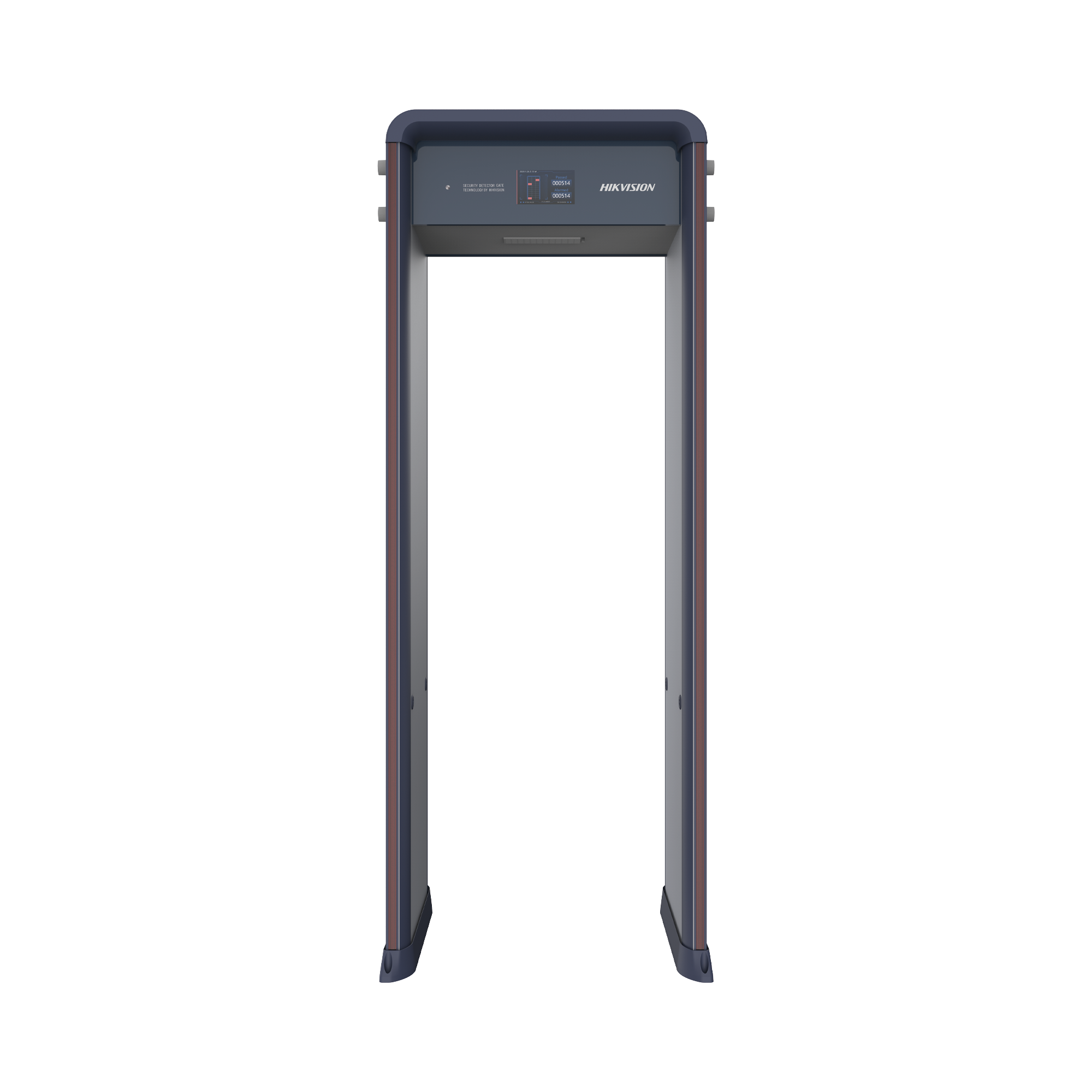 HIKVISION - Arco Detector de Metales con Pantalla 7" / Hasta 72 Zonas Configurable / Tecnología Anti-Interferencia y Sensibilidad de Última Generación / Conteo de Personas y Alarmas