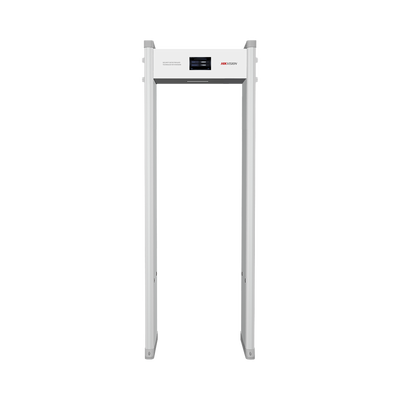 HIKVISION - Arco Detector de Metales de 12 Zonas con Pantalla LCD de 7" / Conteo de Personas y Alarmas / Ajuste de Sensibilidad e Interferencias