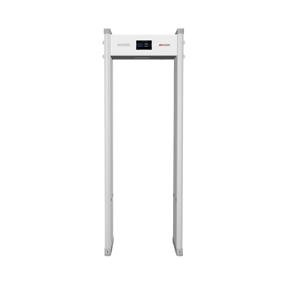 HIKVISION - Arco Detector de Metales de 18 Zonas con Pantalla LCD de 7" / Conteo de personas y Alarmas / Ajuste de Sensibilidad e Interferencias