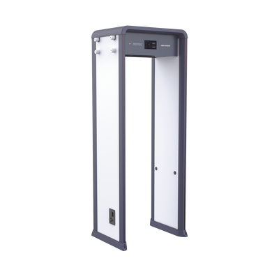 HIKVISION - Arco Detector de Metales de 33 Zonas con Pantalla LCD de 7" / Conteo de personas y Alarmas / Ajuste de Sensibilidad e Interferencias