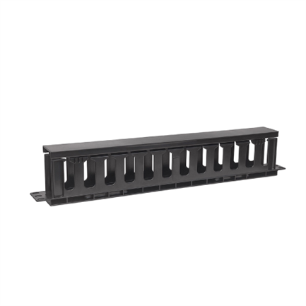 INTELLINET - Organizador Intellinet Cables 19" 1U Horizontal Plástico Color Negro
