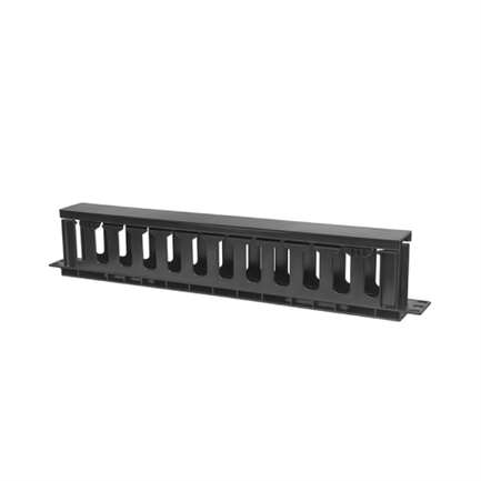 INTELLINET - Organizador Intellinet Cables 19" 1U Horizontal Plástico Color Negro