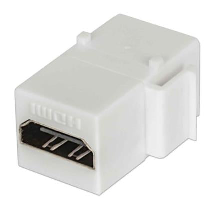 INTELLINET - Cople Intellinet Tipo Keystone HDMI H-H Color Blanco