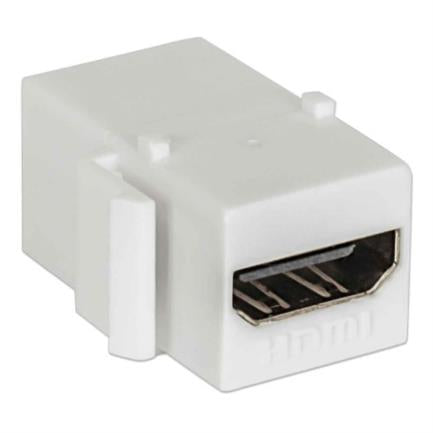 INTELLINET - Cople Intellinet Tipo Keystone HDMI H-H Color Blanco