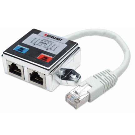 INTELLINET - Distribuidor Intellinet RJ45 Modular 1x2 Cat5e