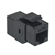 INTELLINET - Cople Intellinet Keystone RJ45 Cat5e UTP 8P8C H-H Color Negro