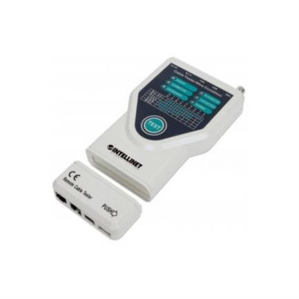 INTELLINET - Probador de Cables Intellinet Red RJ11/RJ45/USB Color Blanco
