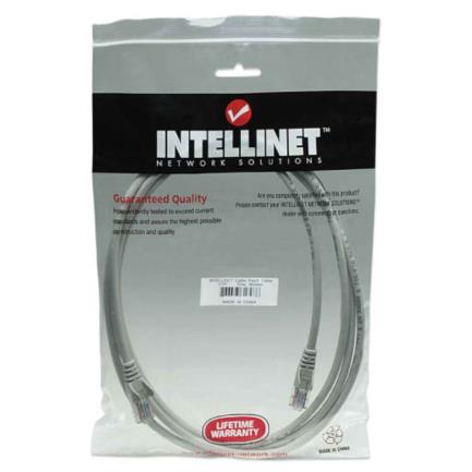 INTELLINET - Cable Intellinet Red Cat5e UTP RJ45 M-M 7.5m Color Gris