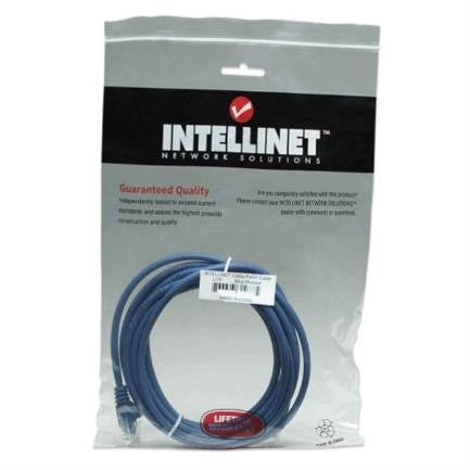 INTELLINET - Cable Intellinet Red Cat5e UTP RJ45 M-M 7.5m Color Azul
