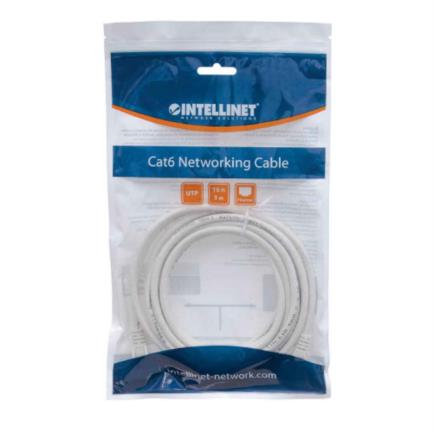INTELLINET - Cable Intellinet Red Cat6 UTP RJ45 M-M 2m Color Blanco