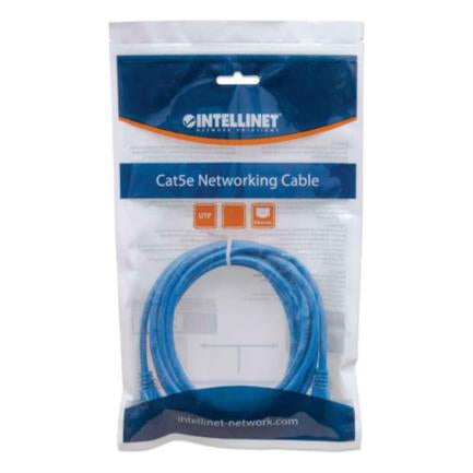 INTELLINET - Cable Intellinet Red Cat6 UTP RJ45 M-M 5m Color Azul