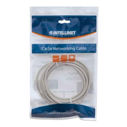 INTELLINET - Cable Intellinet Red Cat6 UTP RJ45 M-M 7.5m Color Gris