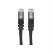 INTELLINET - Cable Intellinet Red Cat6a S/FTP RJ45 50 Micras 30cm Color Negro