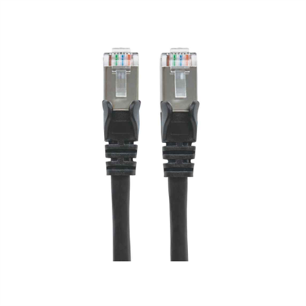 INTELLINET - Cable Intellinet Red Cat6a S/FTP RJ45 50 Micras 30cm Color Negro