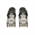 INTELLINET - Cable Intellinet Red Cat6a S/FTP RJ45 50 Micras 30cm Color Negro
