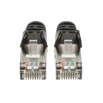INTELLINET - Cable Intellinet Red Cat6a S/FTP RJ45 50 Micras 30cm Color Negro