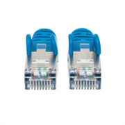 INTELLINET - Cable Intellinet Red Cat6a S/FTP RJ45 50 Micras 30cm Color Azul