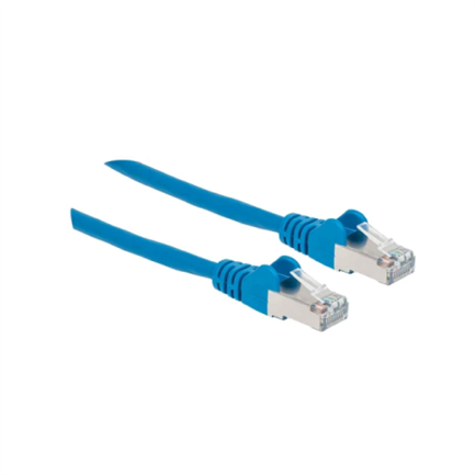 INTELLINET - Cable Intellinet Red Cat6a S/FTP RJ45 50 Micras 30cm Color Azul