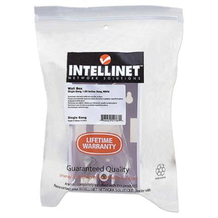 INTELLINET - Caja para Pared Intellinet 4.80cm Profundidad Color Blanco
