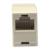 INTELLINET - Cople Intellinet RJ45 Cat 5e Modular Hembra-Hembra Color Beige