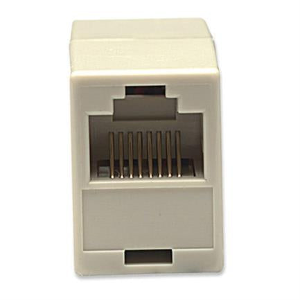 INTELLINET - Cople Intellinet RJ45 Cat 5e Modular Hembra-Hembra Color Beige