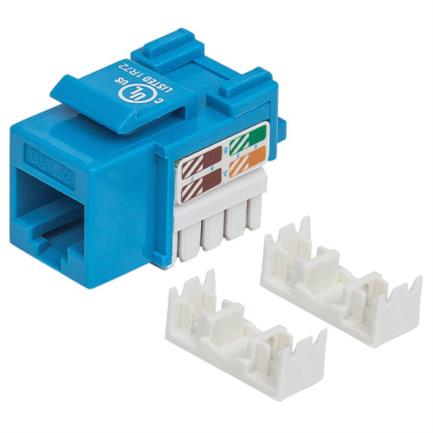 INTELLINET - Jack Intellinet Cat 5e de Impacto(Keystone) Color Azul