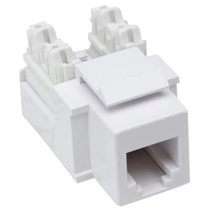 INTELLINET - Jack Intellinet RJ11/RJ12 de Impacto Color Blanco