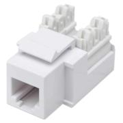 INTELLINET - Jack Intellinet RJ11/RJ12 de Impacto Color Blanco
