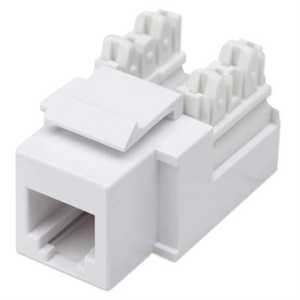 INTELLINET - Jack Intellinet RJ11/RJ12 de Impacto Color Blanco