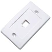 INTELLINET - Tapa Intellinet para Caja 1 Perforación Color Blanco
