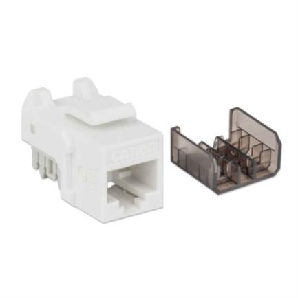 INTELLINET - Jack Intellinet Keystone Cat6a de Impacto UTP Color Blanco